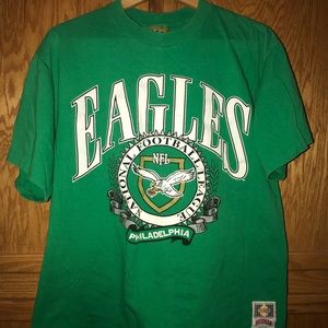 Vintage Philadelphia Eagles Nutmeg T-shirt NFL L